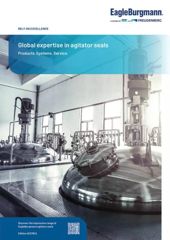 Epertise in agitator seals. product portfolio overview.