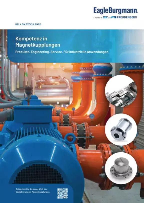Kompetenz in Magnetkupplungen. MAK Portfolio.