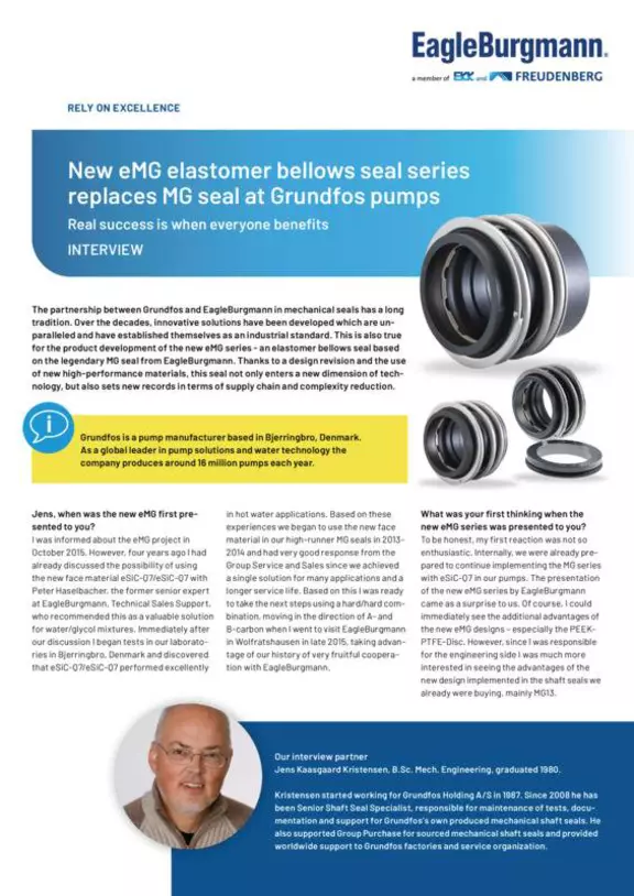 Interview with Jens Kaasgaard Kristensen, Grundfos on eMG