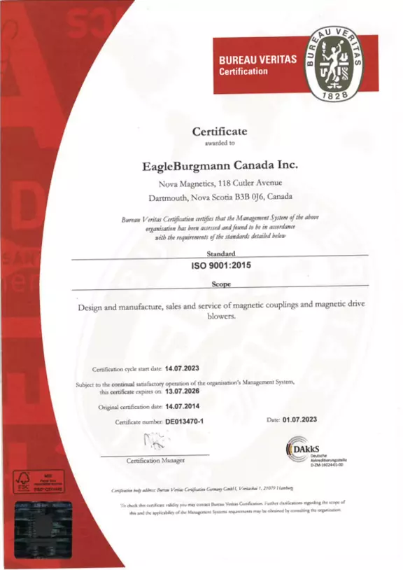 ISO 9001 Certificate