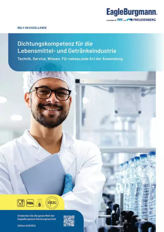 Dichtungskompetenz für die Lebensmittelindustrie.