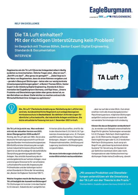 TA Luft
Interview
Thomas Boehm