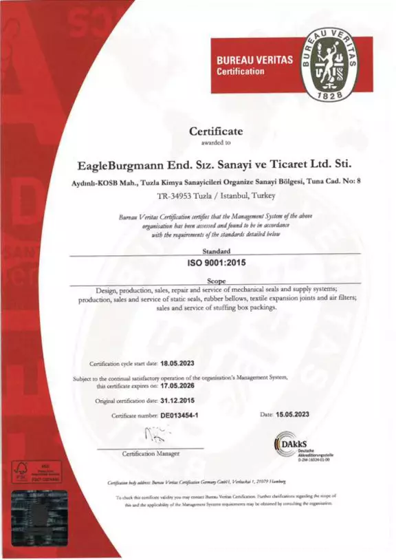 Kalite Belgelerimiz / Quality Certificates