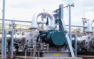 EagleBurgmann HSHJ47GS6/140-E1 Gleitringdichtung, nachgerüstet in einer Bornemann-Doppelschraubenpumpe für Petropiar in Venezuela.