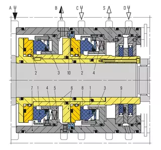 Technical drawing of MDGS