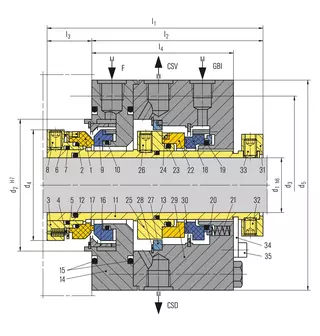 Technical drawing of LL9DTUE