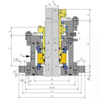 Technical drawing of AGSZ