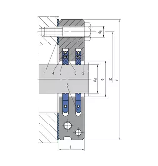 Technical drawing of Espey WD200 BHS