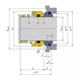 Technical drawing of BT-RN