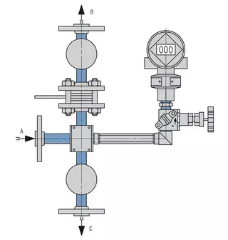 Technical drawing of SPP6
Leakage detection system
