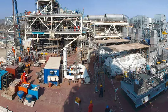 EagleBurgmann SHF-D2/202-E2 dual shaft seal installed in the world’s largest water injection pump by Sulzer Pumps on BP’s offshore platform in the Caspian Sea, ensuring reliable operation under pressures up to 31 bar.