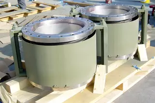 Expansion joints installed for steam and pigment production processes in an industrial facility in the United States.