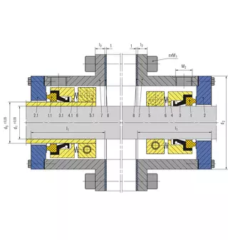Technical drawing of Type 4604