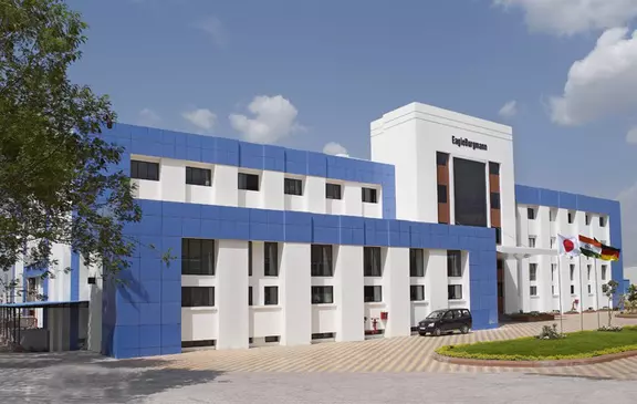 Außenansicht der EagleBurgmann Einrichtung in Pune in Indien,