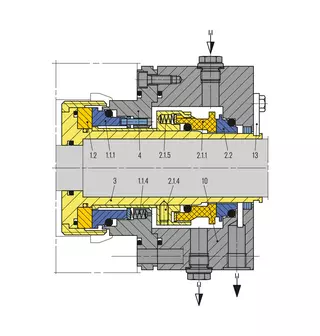 Technical drawing of HRGS-D