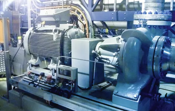 SHV mechanical seals installed in industrial recirculation pumps in Australia for reliable performance.