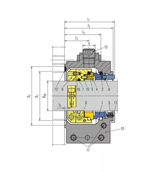 Technical drawing of Splitex