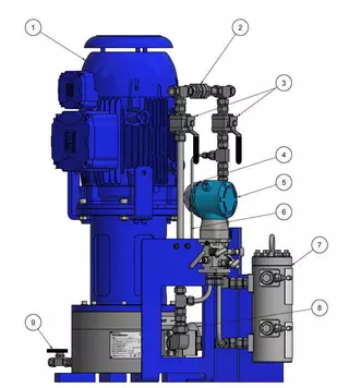 Technical drawing of RoTechBooster CX