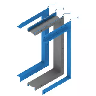 Technical drawing of Acouseal
expansion joint