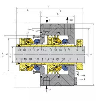 Technical drawing of LL9DTUU