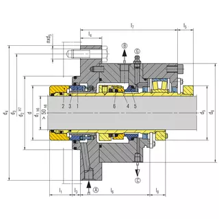 Technical drawing of HSMR34