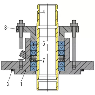 Technical drawing of Packing Cartridge Unit 9984