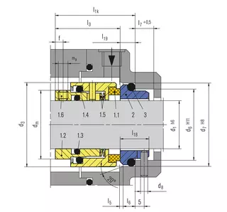 Technical drawing of HJ92N