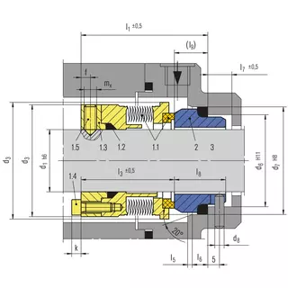 Technical drawing of MFLCT8