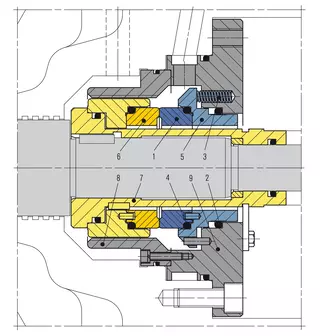Technische Zeichnung von DF-SA DiamondFace®