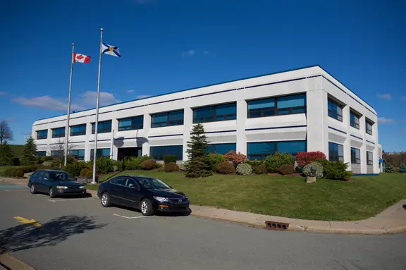 Exterior view of Nova Magnetics building in Canada.
