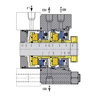 Technical drawing of DF-(P)DGS6