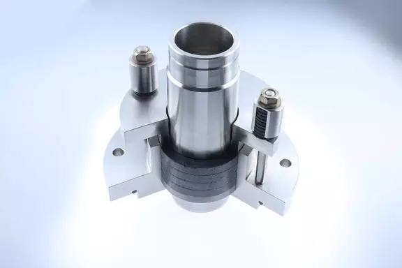 Product image of an industrial shaft seal for agitator applications.
