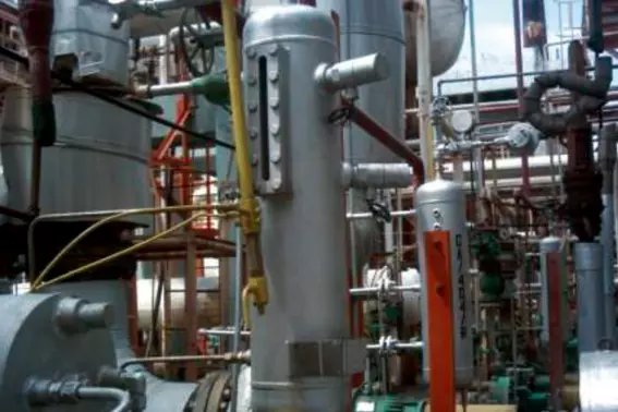 Dreifach-Gleitringdichtungslösung, installiert an einer Kreiselpumpe in einer Industrieanlage in Mexiko.
