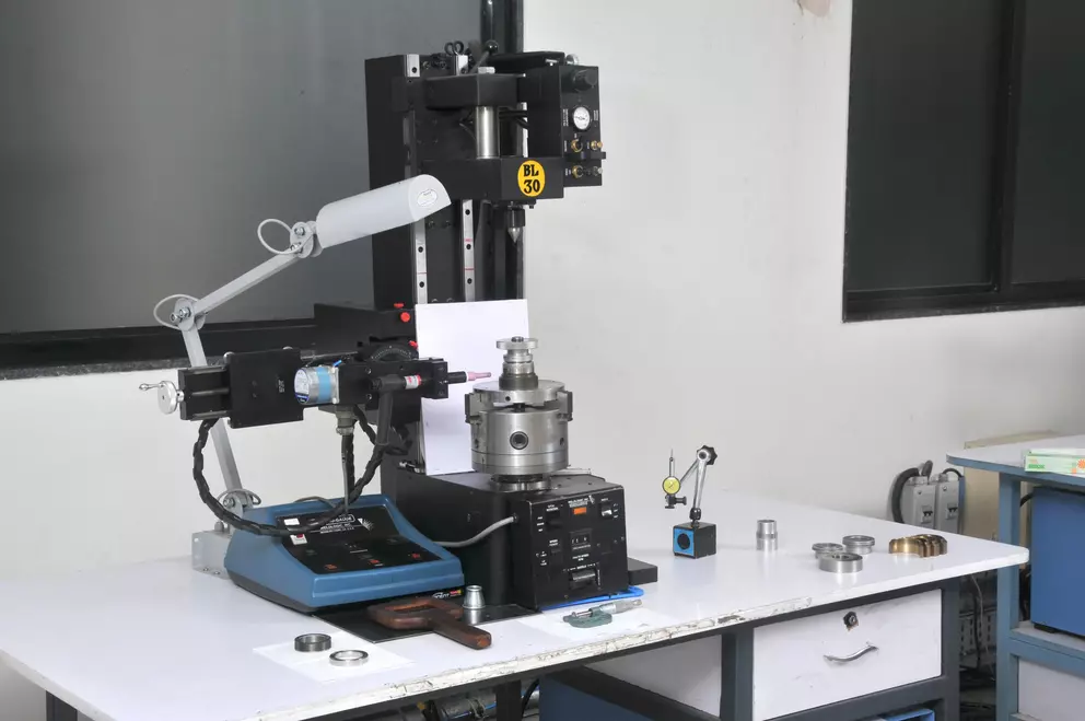 Inspection equipment for precision measurement of mechanical seal components.