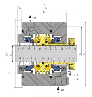 Technical drawing of LL9DSUU