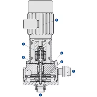 Technical drawing of MagBlower model 17