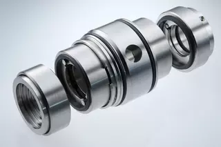 Shaft seal for waste paper treatment systems, Germany – durable sealing technology for recycling and pulp processing applications.