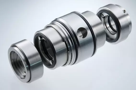 Shaft seal for waste paper treatment systems, Germany – durable sealing technology for recycling and pulp processing applications.