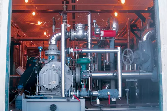 Bornemann pump equipped with EagleBurgmann HJ4S1 mechanical seal featuring DiamondFace coating for extended service life in Canada’s Deer Creek project.