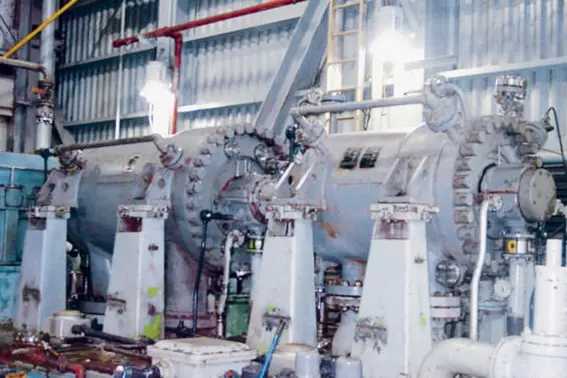 EagleBurgmann DGS20/170-TA3-U shaft seal with 13-SMS-2-DGS20 system operating in a Dresser Rand suction gas compressor for PEMEX in Mexico, ensuring reliable performance under 36 bar and up to 130 °C.