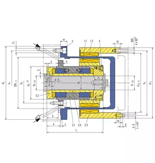 Technical drawing of MAK685