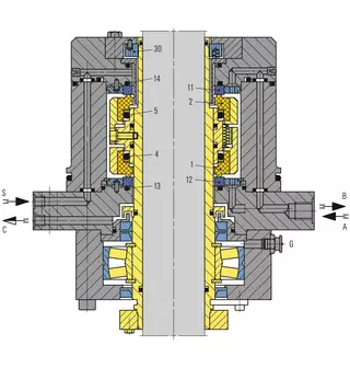 Technical drawing of HSH(L)U-D