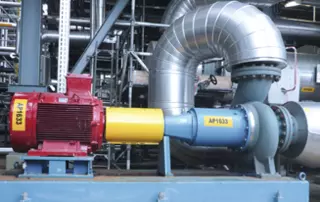 Magnetkupplungsabdichtung an einer Wärmeträgerpumpe für leckagefreien und effizienten Thermofluid-Betrieb in den Niederlanden.