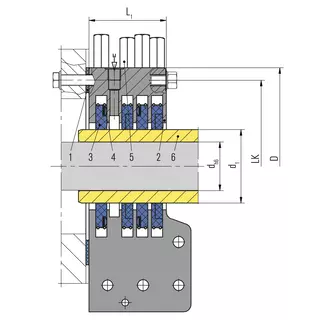 Technical drawing of Espey Magna500+
the large seal for diameters from 500 mm