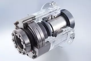 Agitator seal designed for reliable operation in vacuum dryer applications in Germany.