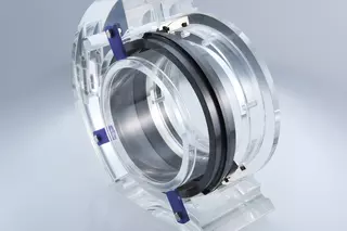 Split mechanical seal designed for hydroelectric applications in Brazil, providing reliable sealing performance in high-pressure environments.