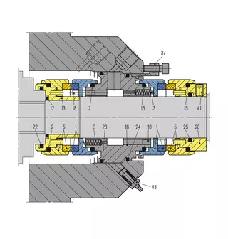 Technical drawing of LP-D