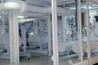 EagleBurgmann SH6/125-EF1 Cartridge-Wellendichtung für eine Mehrphasenpumpe von Rosneft in Westsibirien.