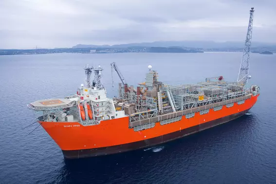 BP Skarv FPSO vessel equipped with EagleBurgmann H75VKF-D7/95-E1 mechanical seals for centrifugal pumps.