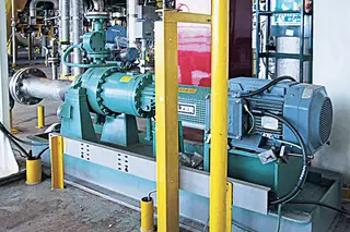Centrifugal pump with magnetic coupling seal for reliable, leak-free operation in the Netherlands.